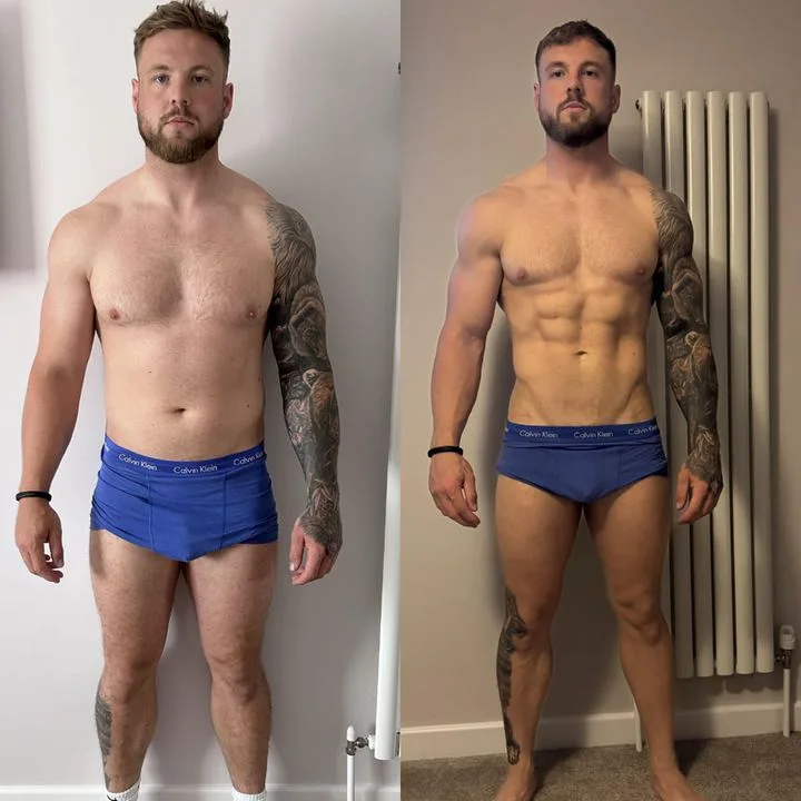 Curt — before and after transformation