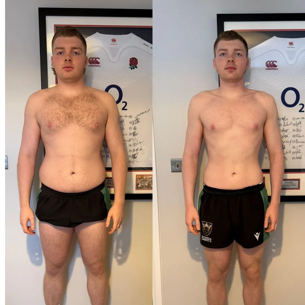 Jacob — before and after transformation